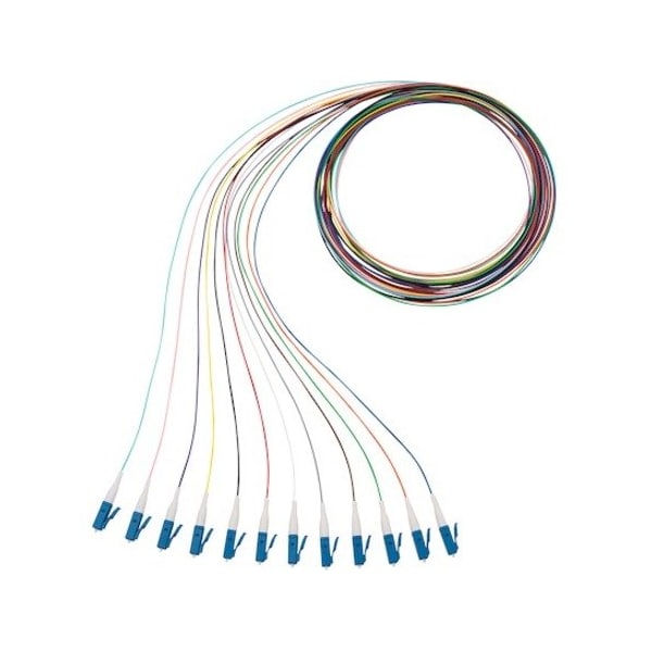 Panduit etKey 1-fiber OS2 LC to Pigtail, 900um Buffered Cable, 1 Meter (12-color NKFP91BN1NKM001 - main